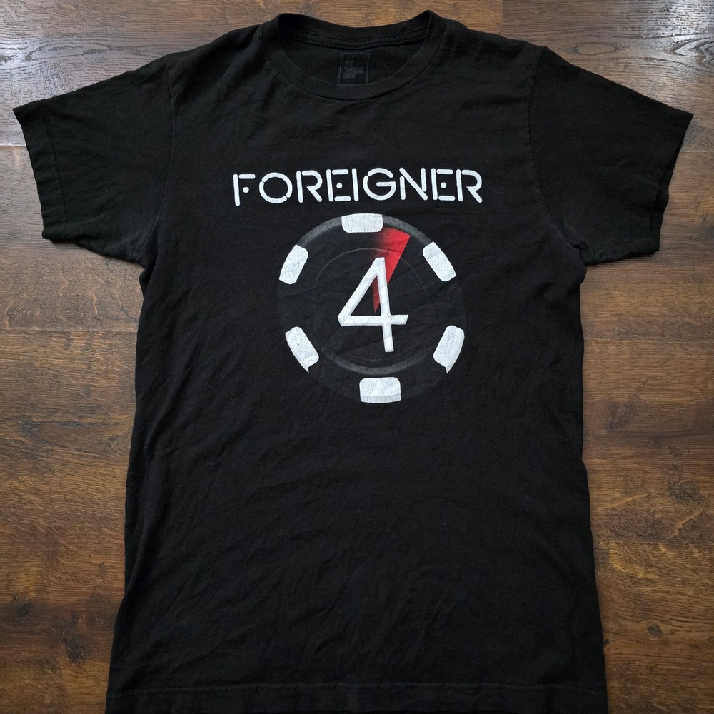 Foreigner Las Vegas Venetian Resort 2020 Tour Band Tee Shirt Black Small